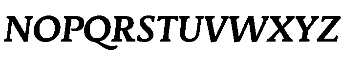 Stuart TextBoldItalic Font UPPERCASE