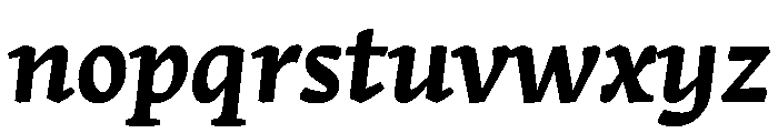 Stuart TextBoldItalic Font LOWERCASE