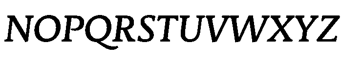 Stuart TextMediumItalic Font UPPERCASE