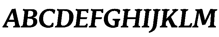 Stuart TitlingBoldItalic Font UPPERCASE