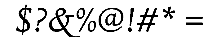 Stuart TitlingItalic Font OTHER CHARS