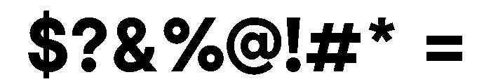 StudioFeixenSans Black Font OTHER CHARS