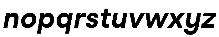 StudioFeixenSans BoldItalic Font LOWERCASE