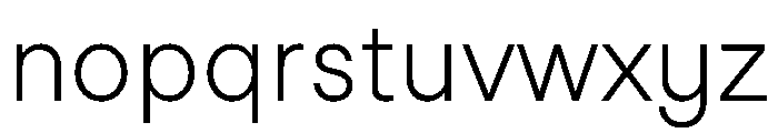 StudioFeixenSans Light Font LOWERCASE
