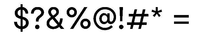 StudioFeixenSans Regular Font OTHER CHARS