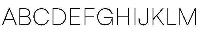 StudioFeixenSans Ultralight Instance Font UPPERCASE