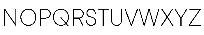 StudioFeixenSans Ultralight Instance Font UPPERCASE
