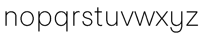 StudioFeixenSans Ultralight Instance Font LOWERCASE