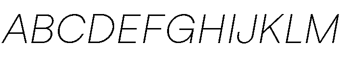 StudioFeixenSans UltralightItalic 66ad6d57 Font UPPERCASE