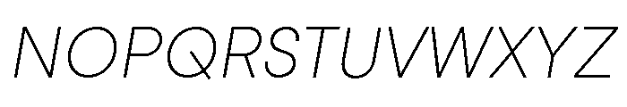 StudioFeixenSans UltralightItalic 66ad6d57 Font UPPERCASE