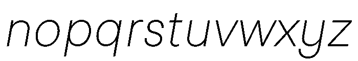 StudioFeixenSans UltralightItalic 66ad6d57 Font LOWERCASE