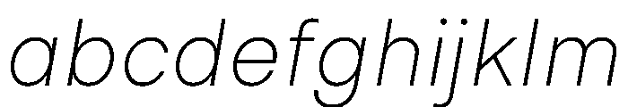 StudioFeixenSans UltralightItalic Instance FONT