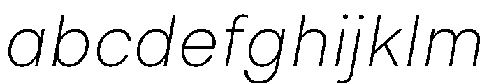 StudioFeixenSans UltralightItalic FONT