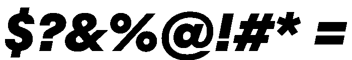 Styrene A Black Italic Font OTHER CHARS