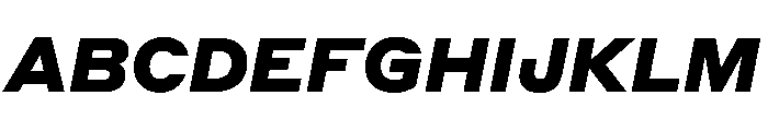 Styrene A Black Italic Font UPPERCASE