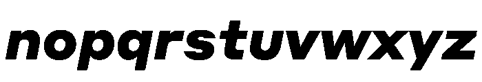Styrene A Black Italic Font LOWERCASE