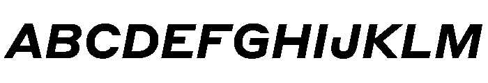 Styrene A Bold Italic Font UPPERCASE