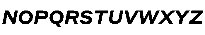 Styrene A Bold Italic Font UPPERCASE