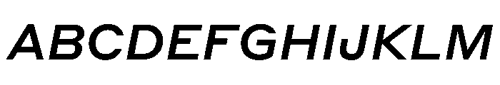 Styrene A Medium Italic Font UPPERCASE