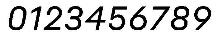 Styrene A Regular Italic Font OTHER CHARS