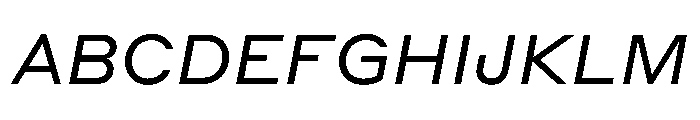 Styrene A Regular Italic Font UPPERCASE