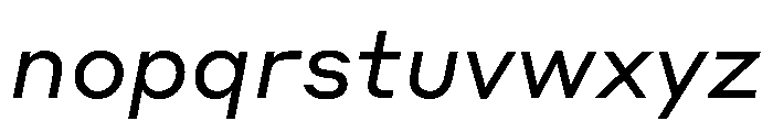 Styrene A Regular Italic Font LOWERCASE