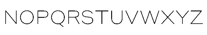 Styrene A Thin Font UPPERCASE