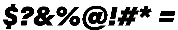 Styrene B Black Italic Font OTHER CHARS
