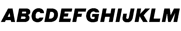 Styrene B Black Italic Font UPPERCASE