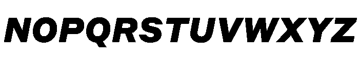 Styrene B Black Italic Font UPPERCASE