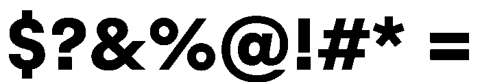 Styrene B Bold Font OTHER CHARS