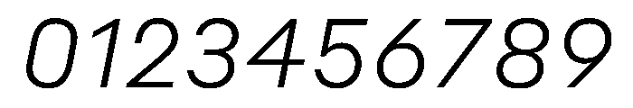 Styrene B Light Italic Font OTHER CHARS