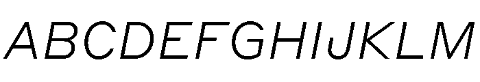 Styrene B Light Italic Font UPPERCASE