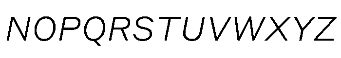 Styrene B Light Italic Font UPPERCASE