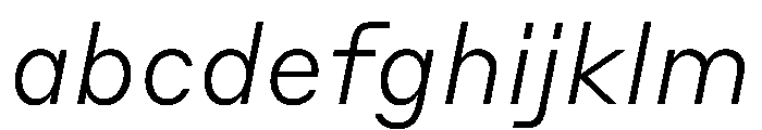 Styrene B Light Italic FONT