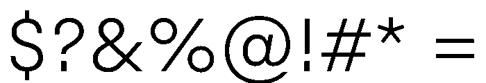 Styrene B Light Font OTHER CHARS