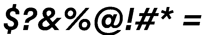 Styrene B Medium Italic Font OTHER CHARS