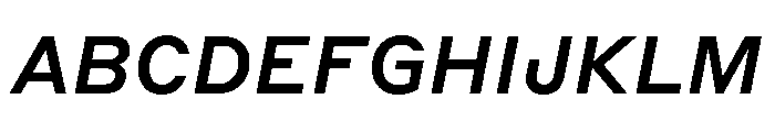 Styrene B Medium Italic Font UPPERCASE