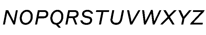 Styrene B Regular Italic Font UPPERCASE