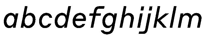 Styrene B Regular Italic FONT