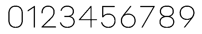 Styrene B Thin Font OTHER CHARS
