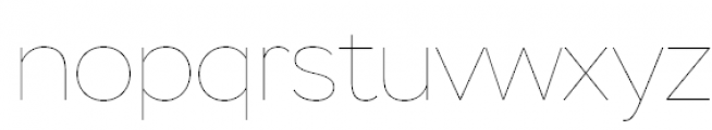 Stem Hairline Font LOWERCASE