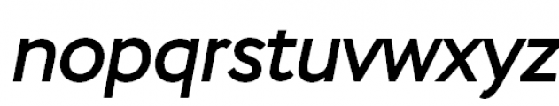 Stem Medium Italic Font LOWERCASE