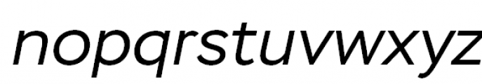 Stem Text Italic Font LOWERCASE