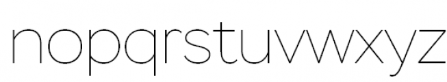Stem Thin Font LOWERCASE