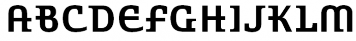 Stroganov Bold Font UPPERCASE