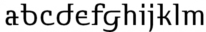 Stroganov Regular Font LOWERCASE