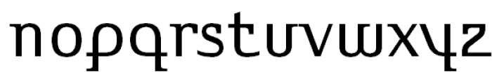 Stroganov Regular Font LOWERCASE