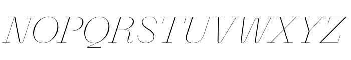 NewParisKingSize AirItalic WebXL Font UPPERCASE