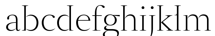 SangBleuSerif Light WebXL Font LOWERCASE